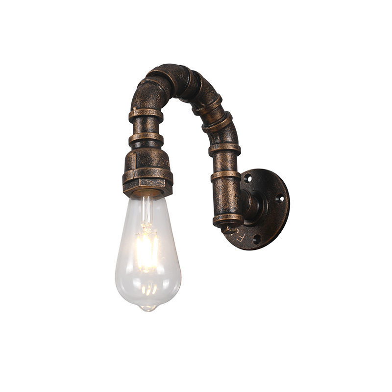 APLIQUE PORTA E27*1 ESTILO COBRE